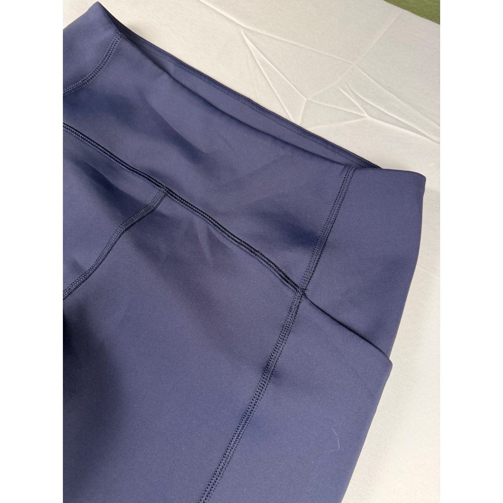 Spyder Active Womens Navy Blue High Waisted Pocket Leggings Large SP697